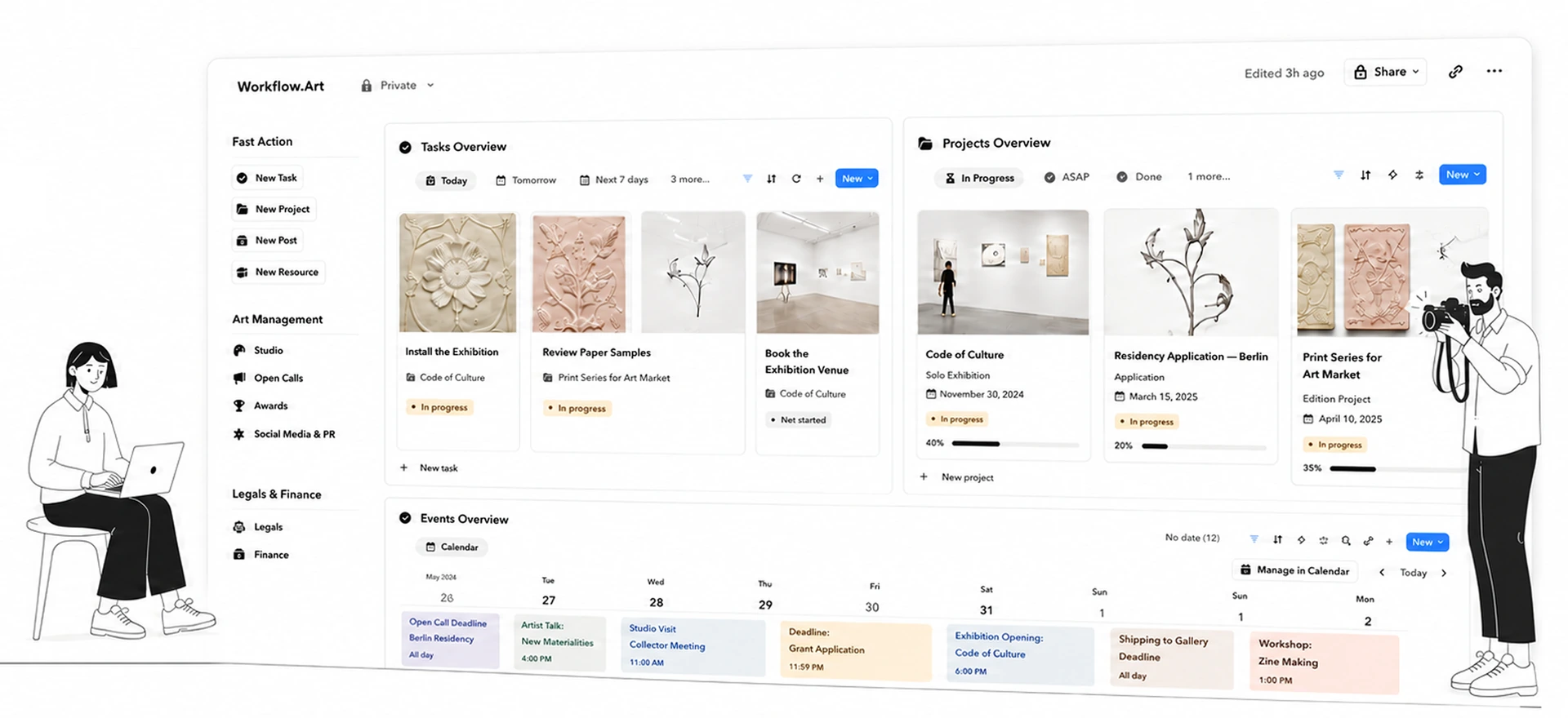 Workflow.Art interface preview